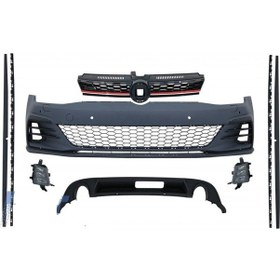 Resim Autogp Vw Golf 7 7.5 Görünüm Gti Body Kit Tampon Seti Komle 2012 / 2017 Vwgol7,5 