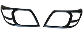 Resim Toyota Hilux Vigo 2012-2015 Far Çerçeve Kaplama Siyah 