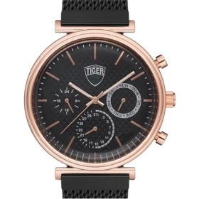 Resim TI-2121MSRS Safir Camlı Tıger Çelik Erkek Saati 