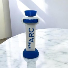 Resim Ayarlanabilir Ekran Kartı Tutucu intel logolu, Ekran Kartı Destek Aparatı, Gpu 1 Adet 