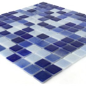 Resim Orient Havuz Için 25X25 Cam Mozaik ( 10 File = 1 m2 Fiyatıdır ) 