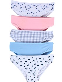 Resim Harika KIDS Kız Çocuk Pamuklu 5'li Paket Slip-Külot 
