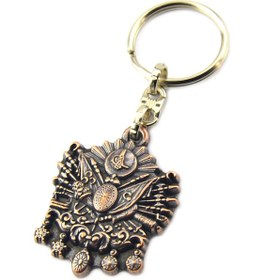 Resim Osmanlı Arması Anahtarlık - Bakır Oksit 