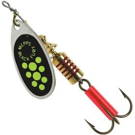 Resim Mepps Black Fury Olta Kaşığı C.gümüş-yeşil No:3 