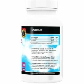Resim Flx Coenzyme Q-10 200 MG Hyoluronic Acid Resveretrol 180 Tablet 