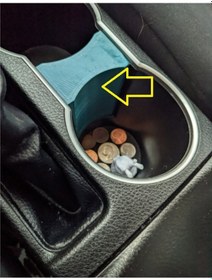 Resim Toyota Corolla Uyumlu Bardaklık Ayırıcı Aparat 2014-2019 