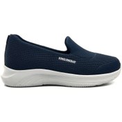 Resim King Paolo H5182 Kadın Memory Foam Comfort Bağcıksız Tekstil Spor Ayakkabı 