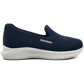 Resim King Paolo H5182 Kadın Memory Foam Comfort Bağcıksız Tekstil Spor Ayakkabı 