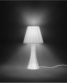 Resim Vertu Modern Abajur Masa Lambası Beyaz 