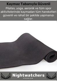 Resim Özel Konfor Modeli Çift Taraflı Kaymaz Silinebilir Yoga Meditasyon Minderi 6,5mm Mat Çok Renkli 