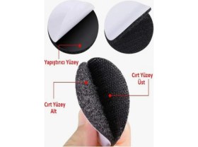 Resim Syn Aksesuar 20'li Halı Kilim Koltuk Örtüsü Sabitleyici Kaydırmaz Cırt Yıkanabilir Kendinden Yapışkanlı Ped 