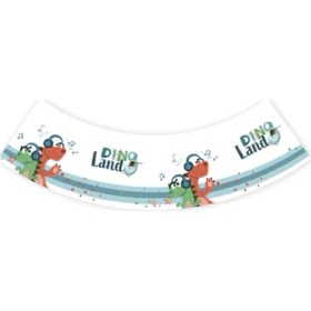 Resim Popcorn Kids Cute Dıno Konik Sarkıt Aydınlatma (Large) 