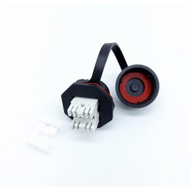 Resim KEYSTONE JACK UTP CAT6 180 D IP67 VİDALI EDÜSTRİYEL 