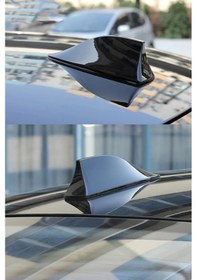 Resim Kia Cerato Uyumlu Oto Balık Sırtı Anten Elektrikli Köpekbalığı Balina Tavan Anteni 