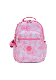 Resim Kıplıng Seoul Büyük Boy Sırt Çantası Pembe Garden Clouds 