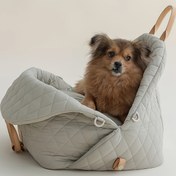 Resim Köpek ve Kedi için Rahat Yorganlı Pet Taşıyıcı - Taşınabilir, Güvenli-İçerme Kemeri Tasarımı ile Göğüs Askısı, Seyahat ve Ev Kullanımı için İdeal, Seyahat Taşıyıcı | Yorganlı Desen | Dayanıklı Tutamak, Pet Seyahat Taşıyıcı 