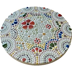 Resim MozaiKristaL Masa, Sehpa, Komedin, Zemin, Duvar, Metal, Ahşap Yada Plastik Tüm Yüzeylere Uygulanabilir 10 Farklı Renk ve Ölçülerde Özel Tasarımlarınız Için Fileli Cam Mozaik Paketi 