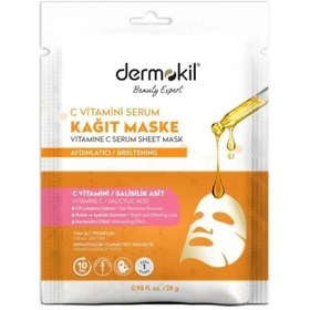 Resim Dermokıl Kağıt Maske C Vitaminli 28 gr 