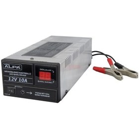 Resim Alpa 12Volt 10Amper Mikroişlemci Kontrollü Akü Şarj Cihazı / 84444656 