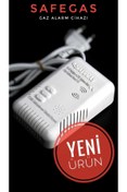 Resim SAFEGAS Sg-03 Gaz Alarm Cihazı Dedektörü Gazmer Onaylı Ce Belgeli 