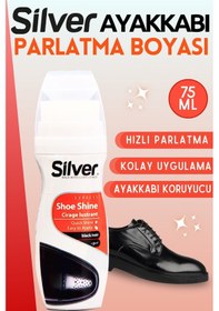 Resim Silver Siyah Ayakkabı Bakım Ve Parlatma Likit Boya 75 Ml 