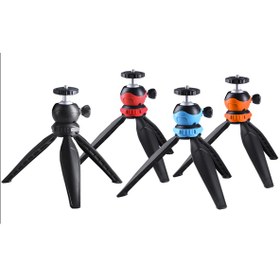 Resim Camten Tt-21 Mini Tripod Kırmızı Mavi 