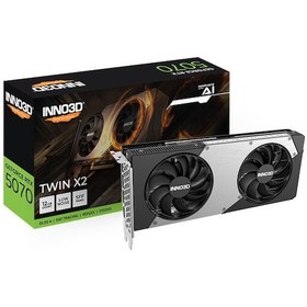 Resim Inno3D N50702-12D7-195064N GeForce RTX5070 Twin x2 12GB 192Bit GDDR7 Ekran Kartı 