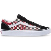 Resim Vans Style 36 Vans Crew Dama Tahtası Siyah/beyaz/kırmızı D Check Çok Renkli 