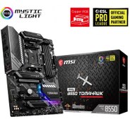 Resim MSI MAG B550 Tomahawk AM4 DDR4 5100(OC) HDMI DP M.2 USB3.2 RGB ATX 