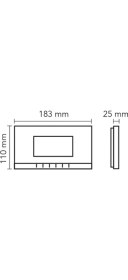 Resim AUDIO Görüntülü Diafon Bus Plus Mekanik Butonlu 4.3 001181 - 001180 