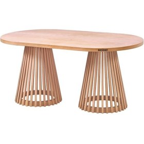 Resim Masifart Avila 200 Lük Kafes Oval Masa Cilasız Ham Ham 