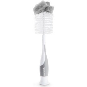 Resim Munchkin Bristle Bebek Biberonu Temizleme Fırçası Gri 