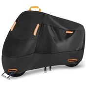 Resim Turcoshop11 1 Adet Su Geçirmez Toz Geçirmez Motosiklet Örtüsü L 210d Oxford Kumaş Çok Boyutlu 