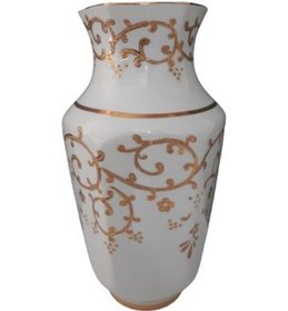Resim Kütahya Porselen Antik Vazo 25 cm Dekor No:3678 B.Altın 