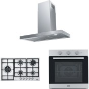 Resim Franke Fdf Eg6 90 Xs Davlumbaz Fhnl 905 4g Tc Xs C Ocak Fsl 82 H Xs Fırın Inox Ankastre Set 