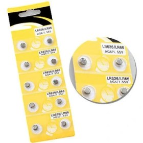 Resim Saat Pili - Düğme Pil 10lu Paket LR626-LR66 AG4-1.55V 