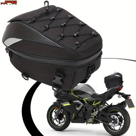 Resim JFG RACING Motosiklet Sırt Çantası, Kask Çantası, Motor Bagaj Çantası, Kamp ve Seyahat Depolama Çantaları 