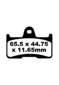 Resim Ebc Fa344r Cf Moto Cf500 ,cf625 11-15 , Cf800 14-15 Sınter Arka Fren Balatası 
