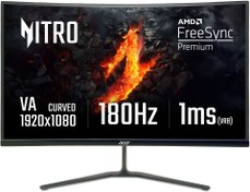 Resim ACER Nitro ED270R S3bmiipx 27 inç 180Hz 1ms Full HD VA Curved Gaming Monitör UM.HE0EE.302 