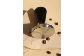 Resim Mujo Coffee Tamper 58MM Siyah Saplı 