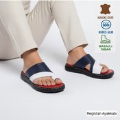 Resim Registan Shoes HAKİKİ KALİTELİ DERİ- TOMMY VERCCETTI TERLİK - SANDALET - PARMAK ARASI- MASAJ TABAN 