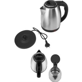 Resim Zenvia Mey Ithalat® Elektrikli Paslanmaz Çelik Su Isıtcı Çelik Kettle 1.8 Lt. Uzun Ömürlü 