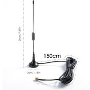 Resim Alkatronik 315mhz 1.5m 3dbi Anten 50ohm Sma Erkek Soket Mıknatıslı Montaj 