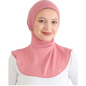 Resim Modish Group Kadın Boyunluklu Hijab Tesettür Pratik Spor Bone - Sarı Gül Kurusu 