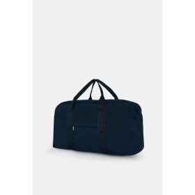 Resim İcone Bag Lacivert Renk Kadın & Erkek Spor Çantası, Paraşüt Kumaş Önü Cepli Unisex Spor Fitness Gym Çantası 