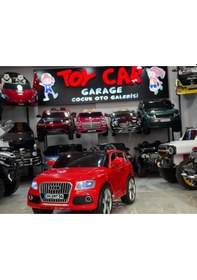 Resim Akülü Araba 12 Volt Audi Suv Kırmızı 