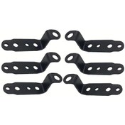 Resim Hightower 6 Adet Siyah Motorcycle Brackets: Sağlam, Dayanıklı, Kolay Montaj 