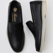 Resim Bueno Shoes Siyah Flotter Deri Kadın Loafer 05ws102 