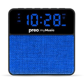 Resim My Music MM13 Kablosuz Saatli Speaker Mavi 