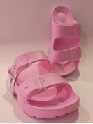 Resim Gezer EKSTRA HAFİF ANATOMİK TABAN PEMBE HAVUZ PLAJ BALKON TERAS BANYO LAVABO EV VE SOKAK TERLİĞİ 